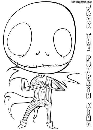 Jack The Pumpkin King Coloring Pages part 1